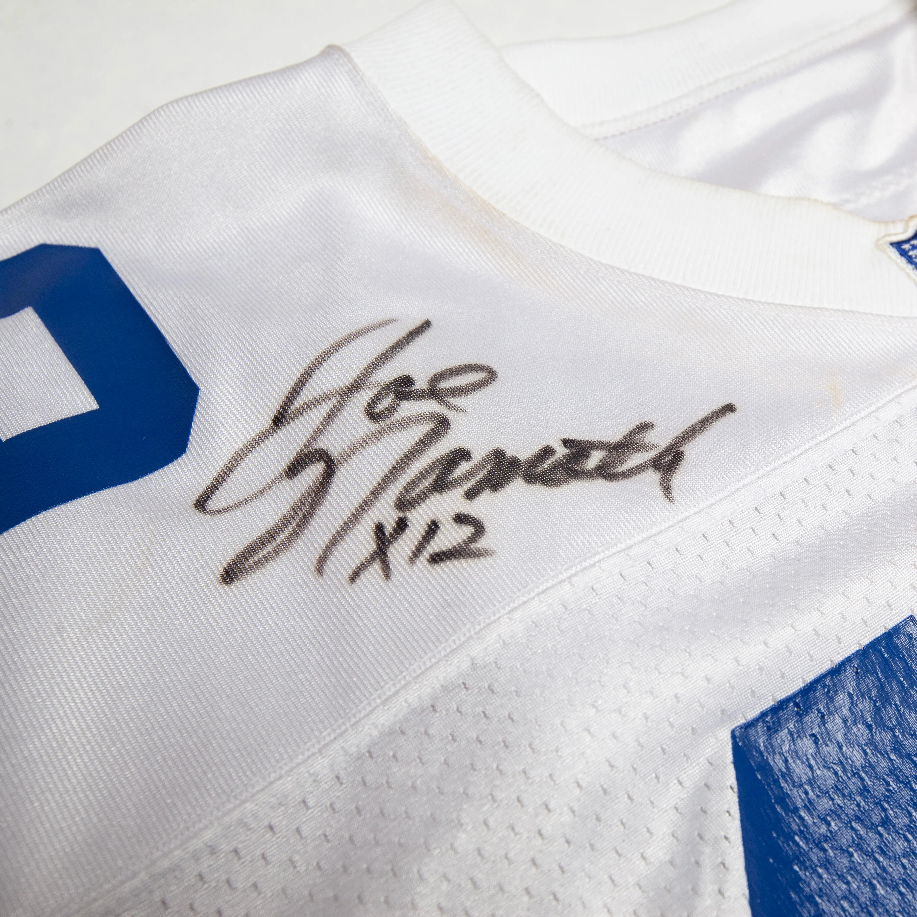 1997 Joe Namath Dallas Cowboys Autographed & TV-Worn Jersey