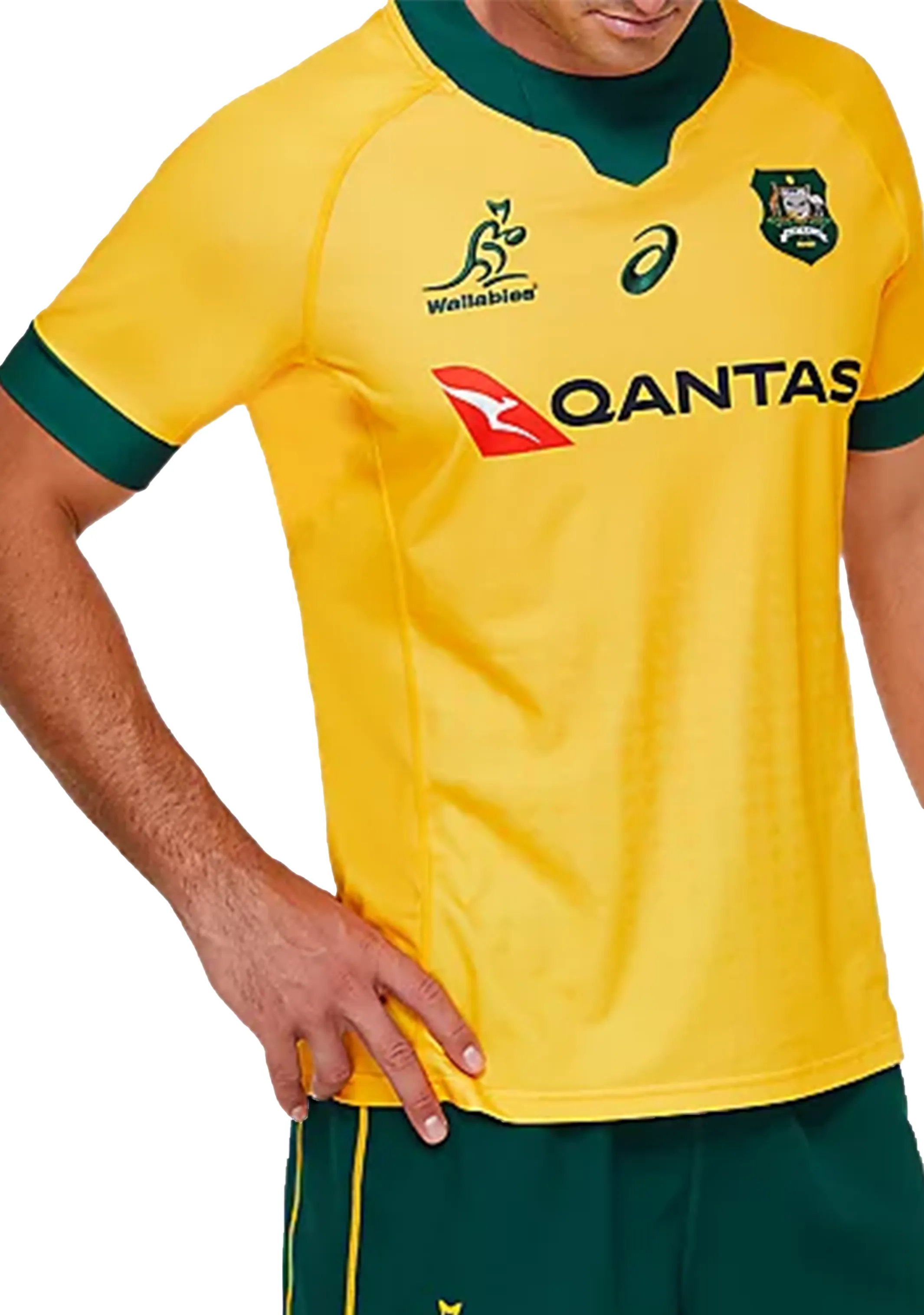 Asics Mens Wallabies 2020 Replica Home Jersey <br> 2111A821 750