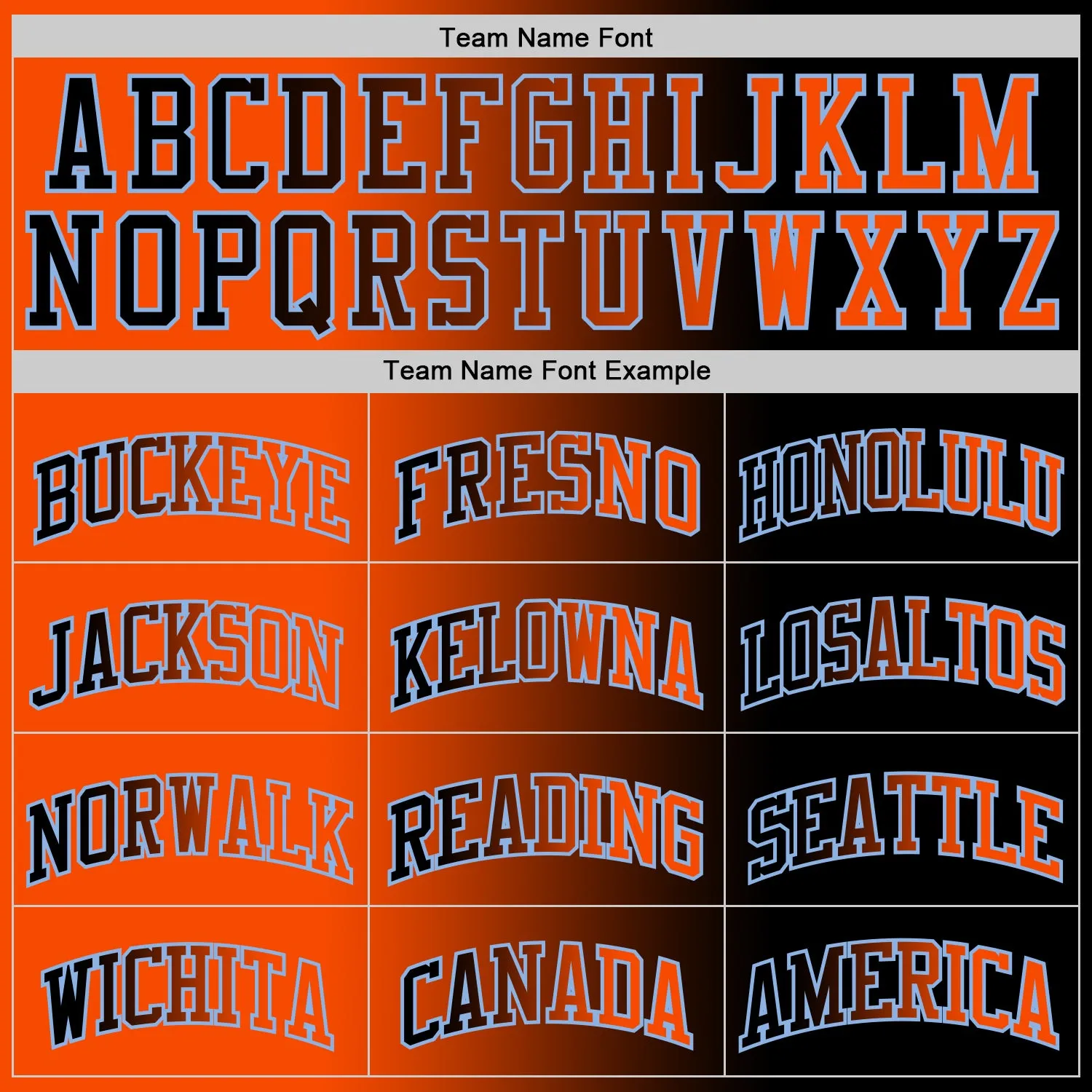 Custom Black Orange-Light Blue Authentic Gradient Fashion Basketball Jersey