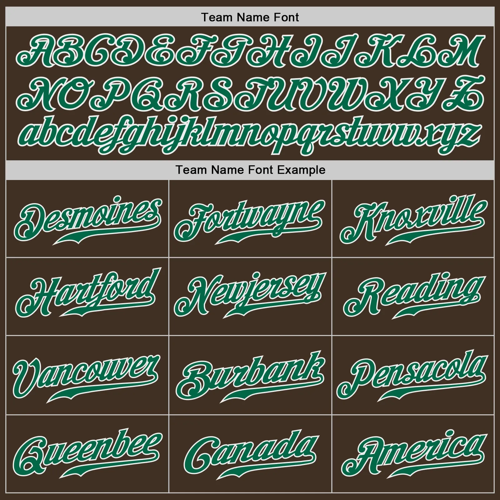 Custom Brown Kelly Green-White Authentic Baseball Jersey