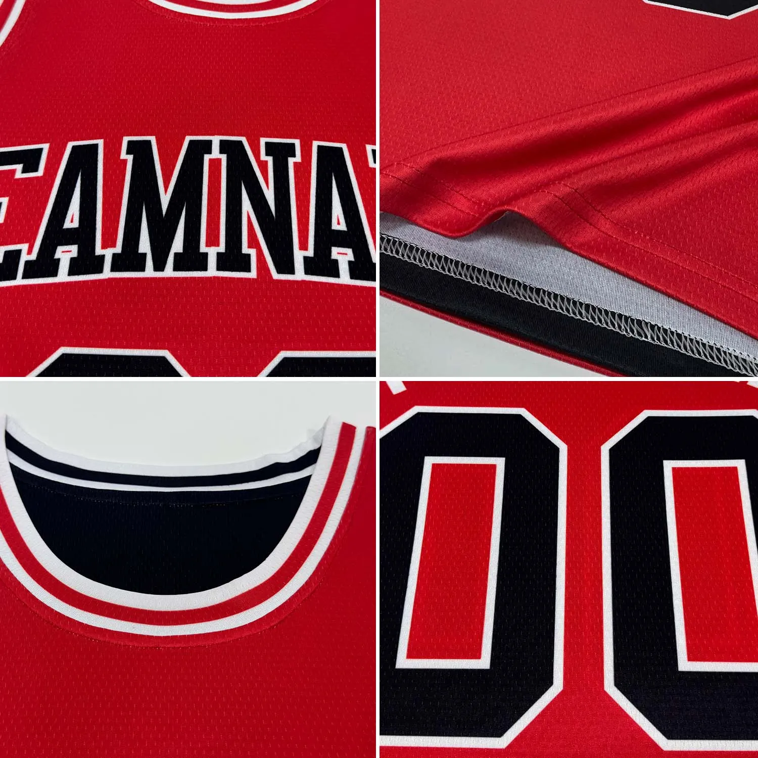 Custom Reversible Black Royal-White Double Side Basketball Jersey