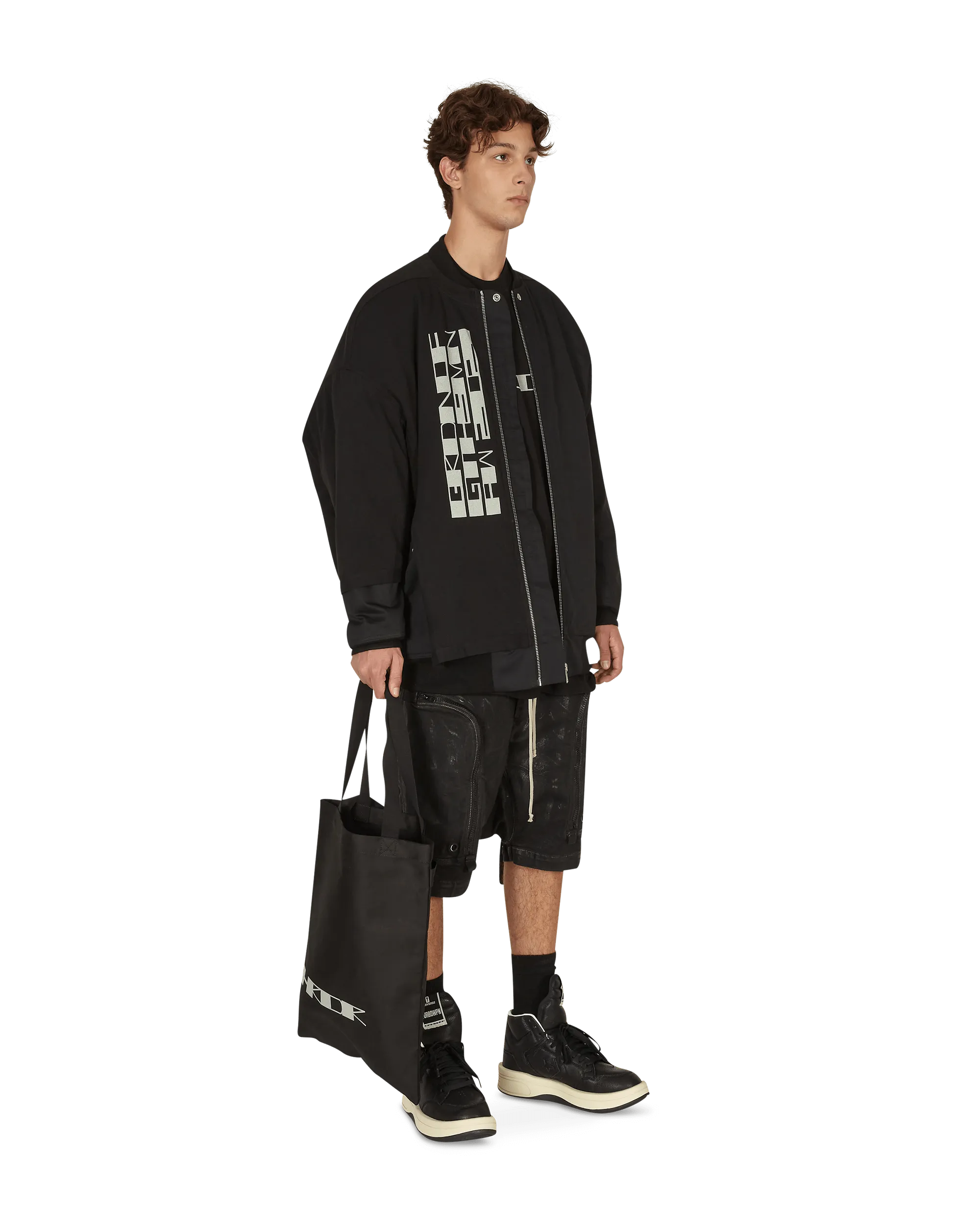 Jumbo Flight Bomber Jacket Black
