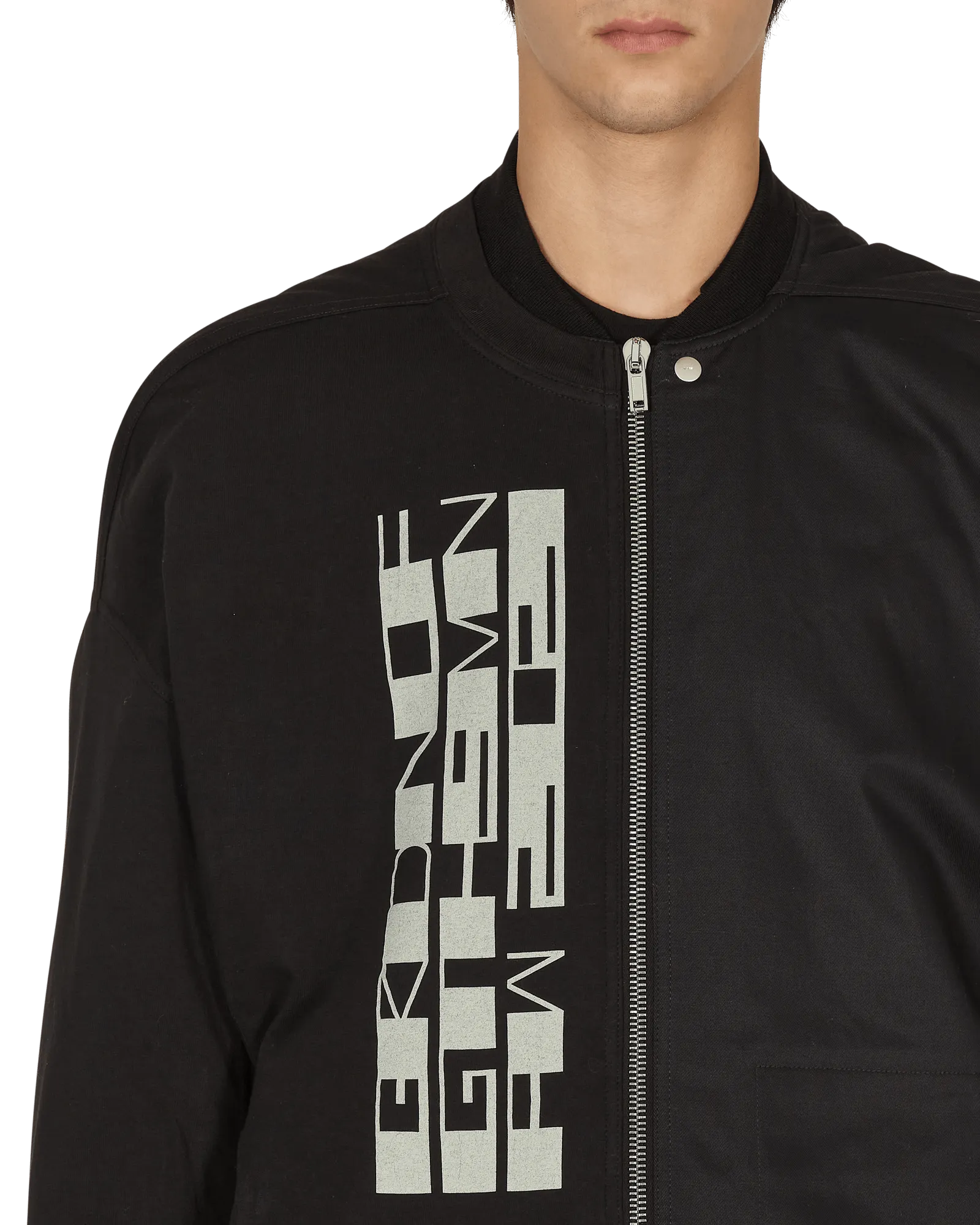 Jumbo Flight Bomber Jacket Black