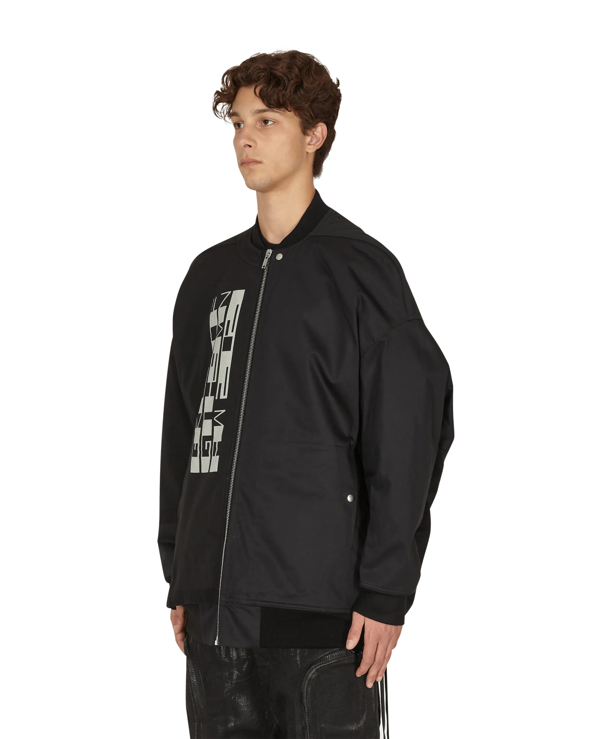 Jumbo Flight Bomber Jacket Black