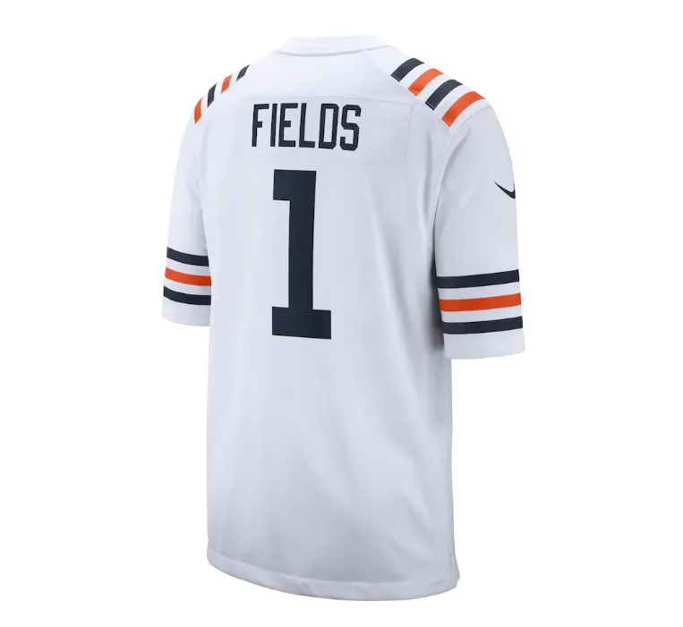 Justin Fields Chicago Bears Youth White Alternate 1936 Classic Game Jersey