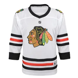 Kids Chicago Blackhawks Child (4-7) Blank White Replica Jersey