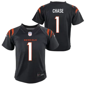 Kids Jamar Chase Black Child Nike Replica Jersey