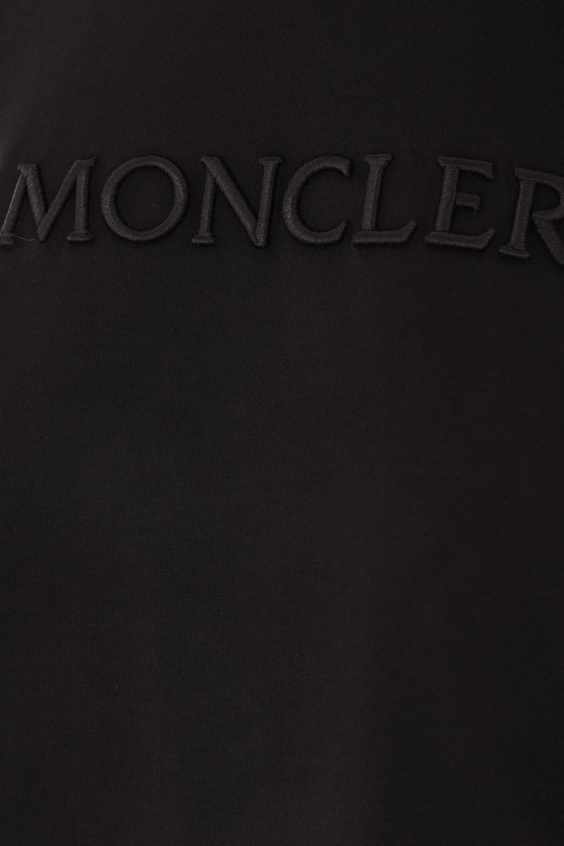 logo embroidered cotton t-shirt