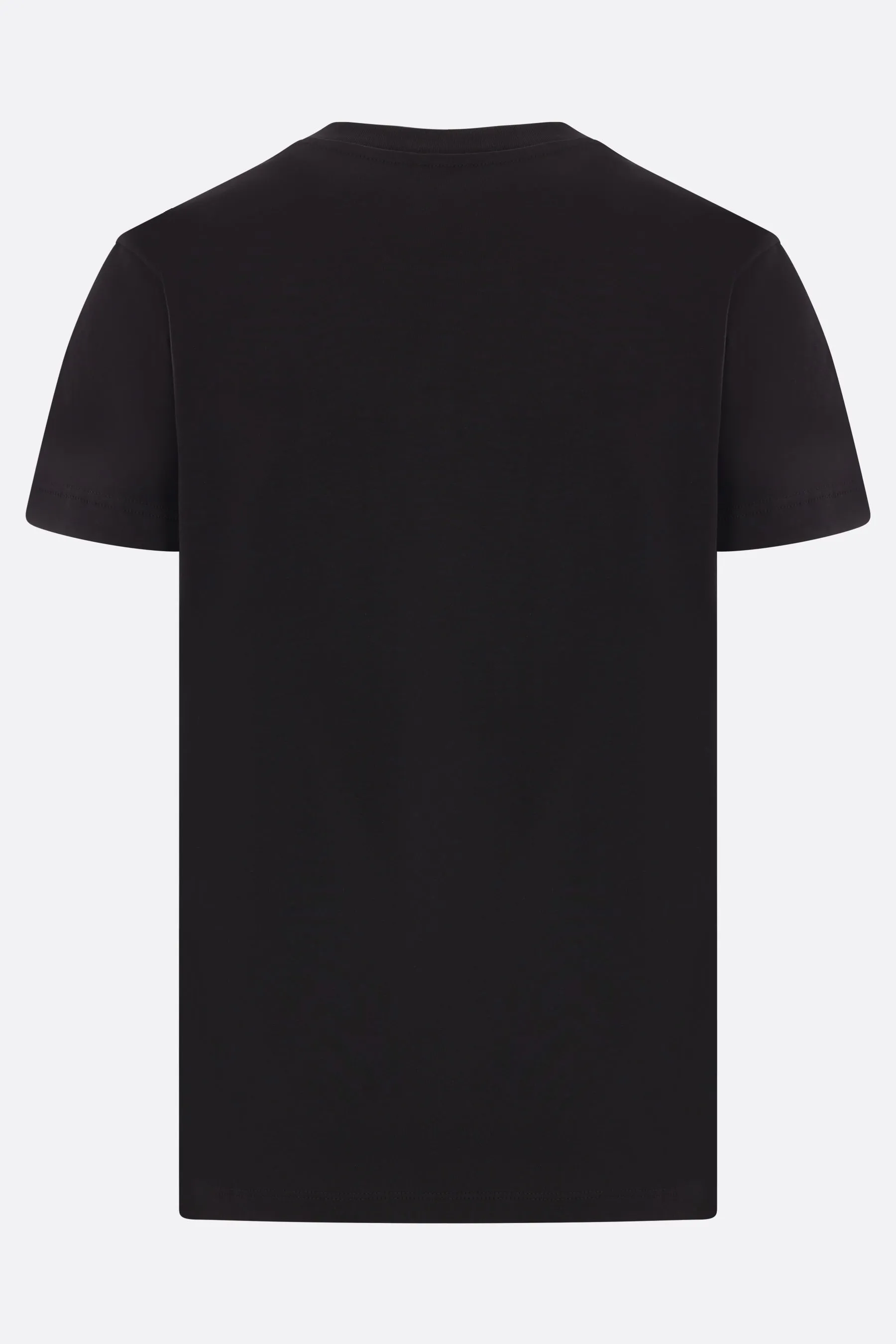 logo embroidered cotton t-shirt