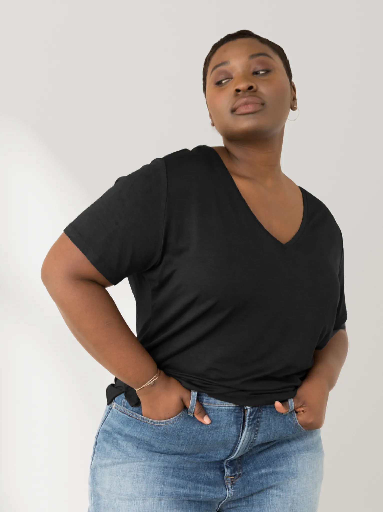 Meghan Drapey V-Neck Tee Bundle