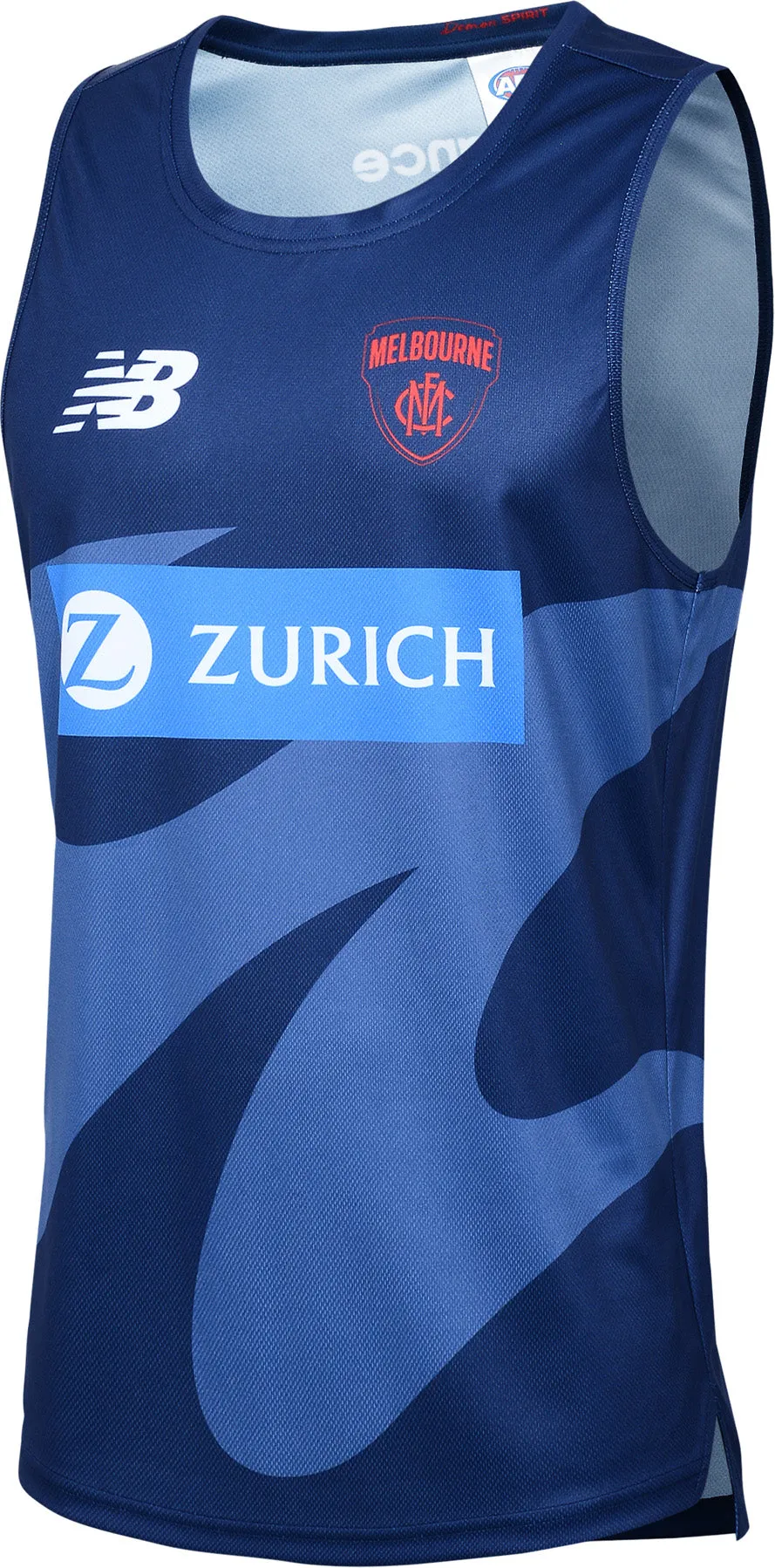 Men's AFL Melbourne Demons Football Club 2025 Retail Training Singlet