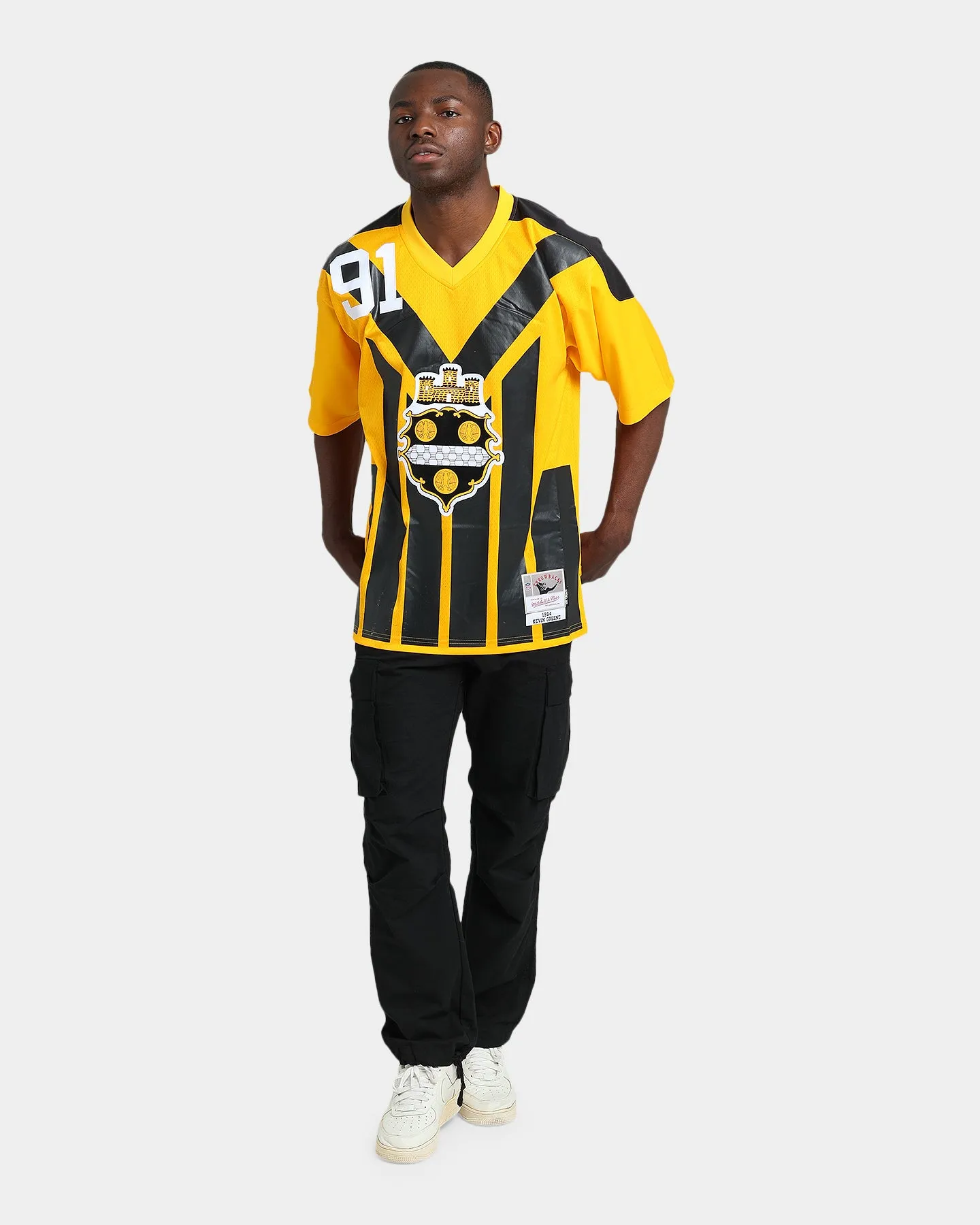 Mitchell & Ness Pittsburgh Steelers Kevin Greene #91 '94-'95 Legacy Jersey Gold