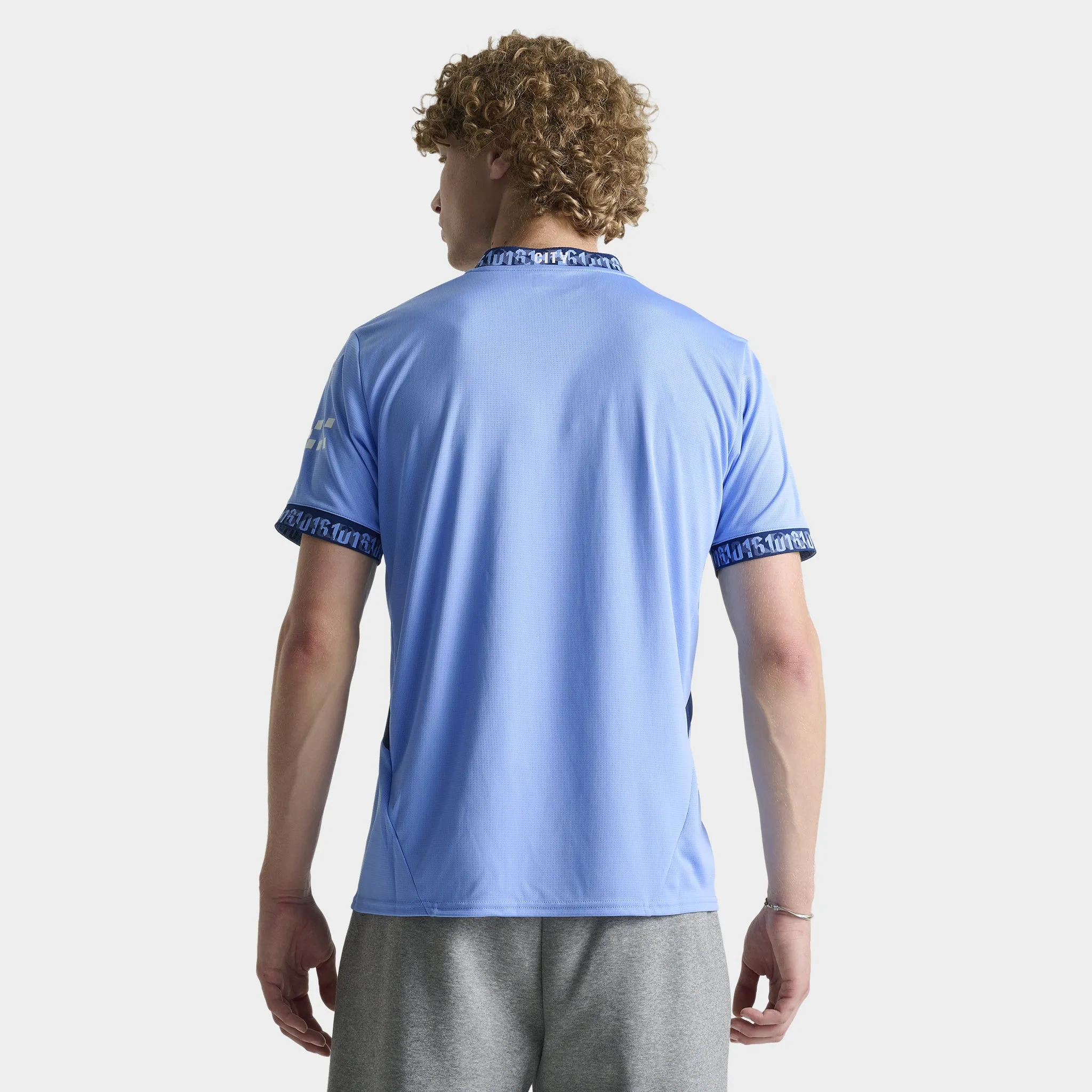 Puma MCFC Home Jersey Replica Team Light Blue / Marine Blue