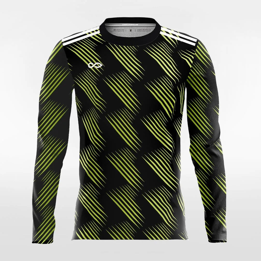Retro 1 - Customized Men's Sublimated Long Sleeve Soccer Jersey