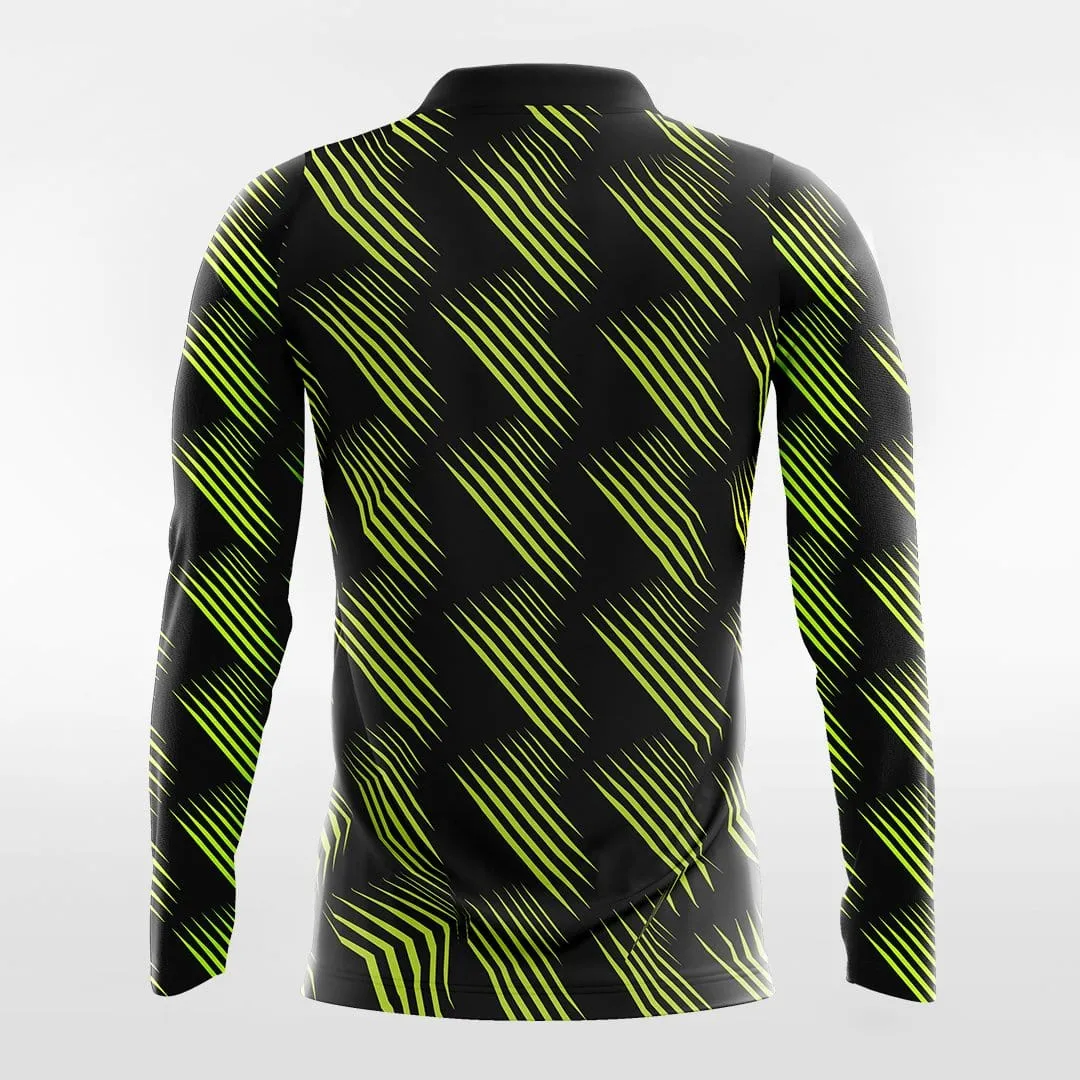 Retro 1 - Customized Men's Sublimated Long Sleeve Soccer Jersey