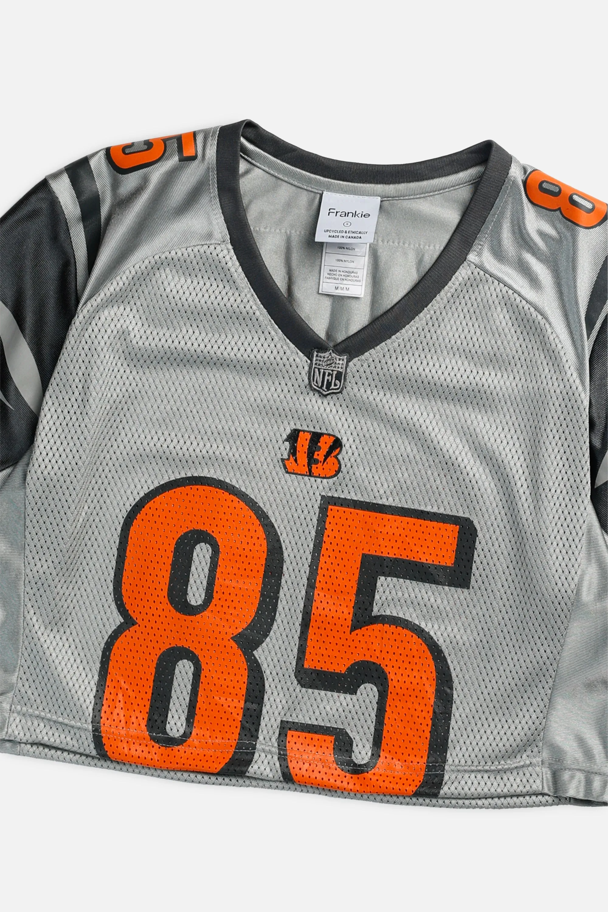 Rework Crop Cincinnati Bengals NFL Jersey - S