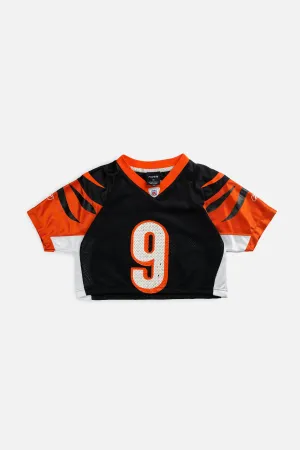 Rework Crop Cincinnati Bengals NFL Jersey - XS