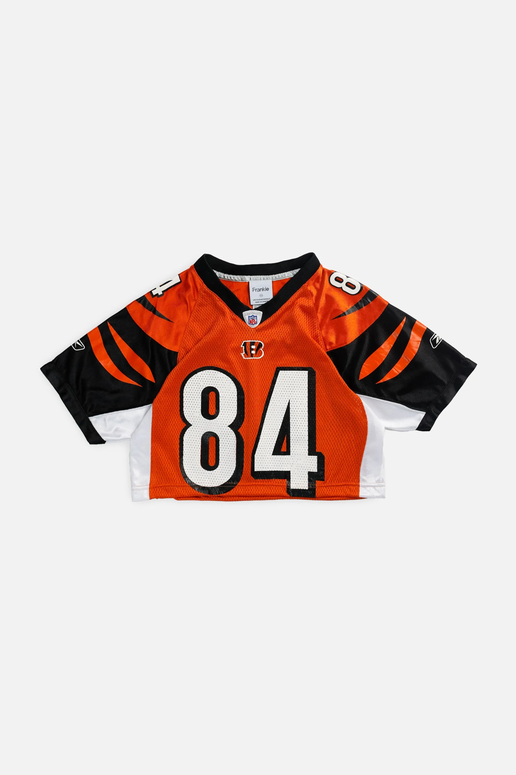 Rework Crop Cincinnati Bengals NFL Jersey - XS