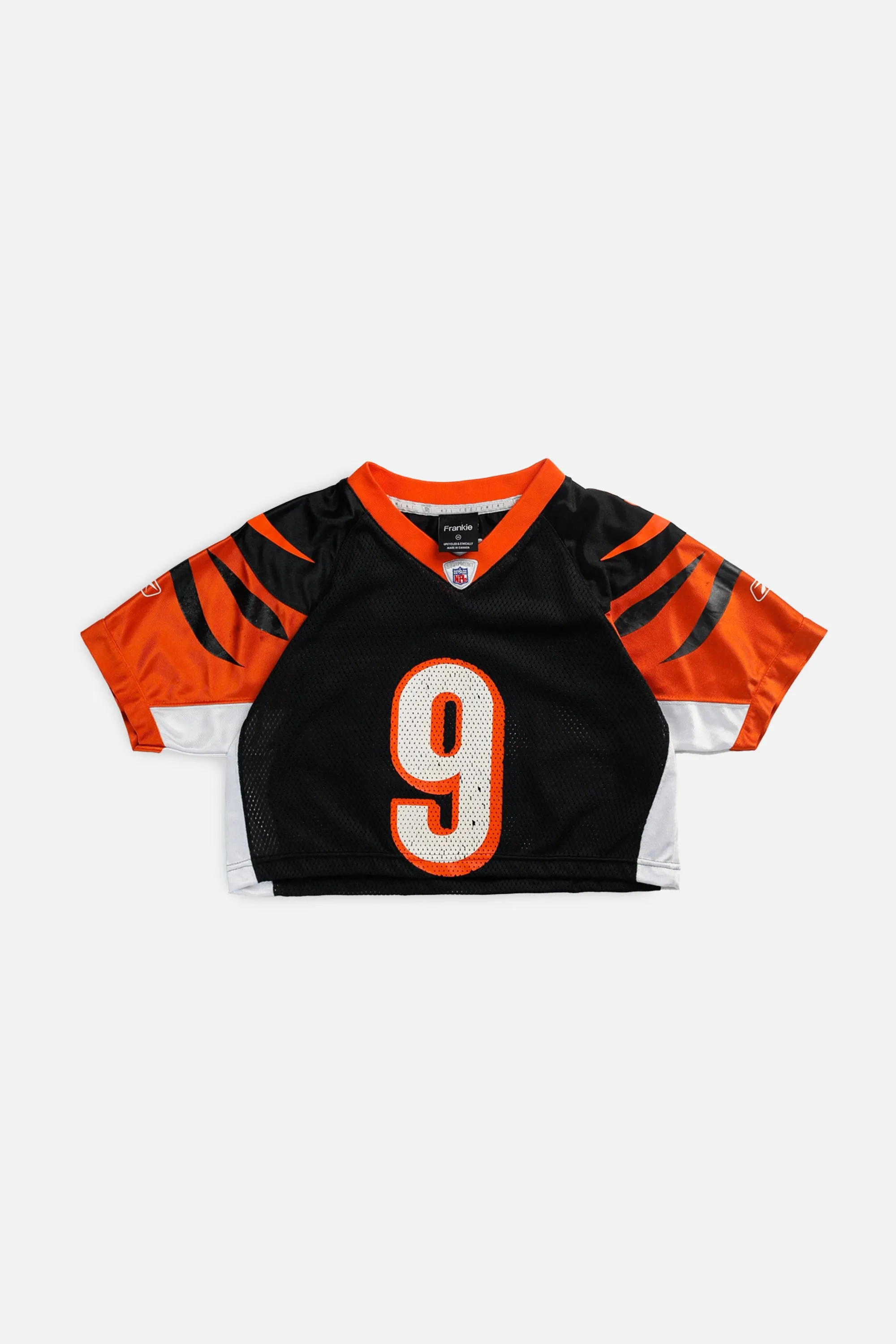 Rework Crop Cincinnati Bengals NFL Jersey - XS