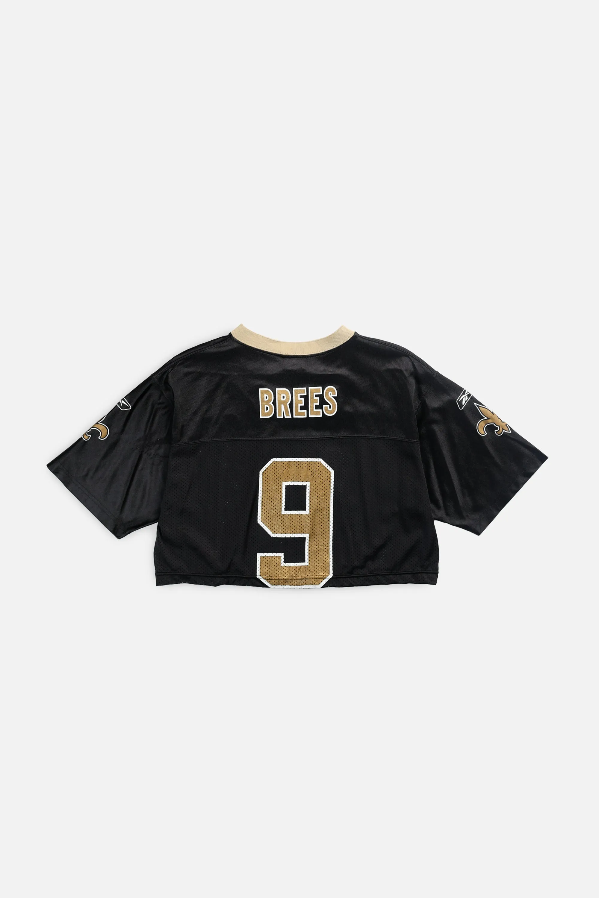 Rework Crop New Orleans Saints NFL Jersey - M
