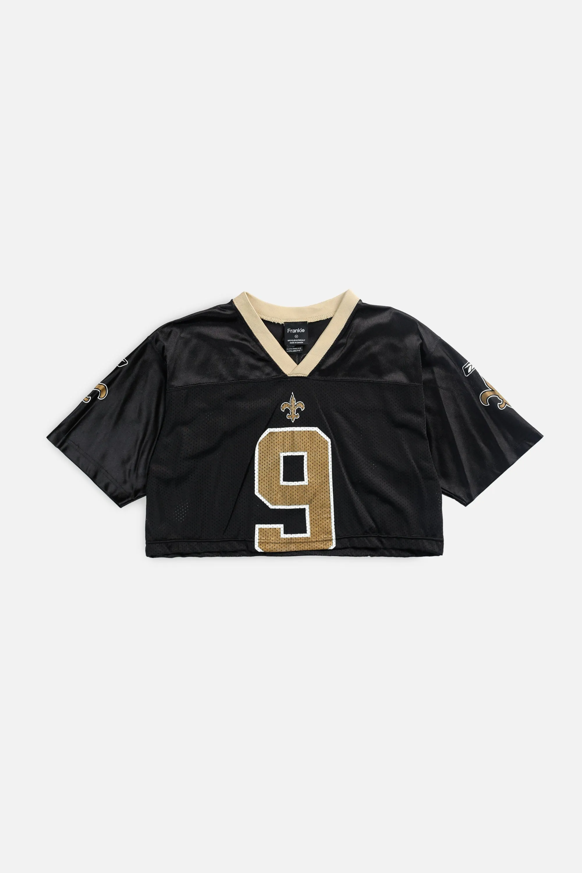 Rework Crop New Orleans Saints NFL Jersey - M