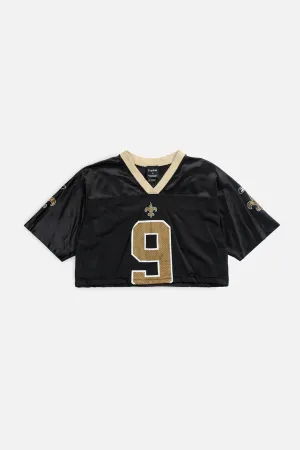 Rework Crop New Orleans Saints NFL Jersey - M