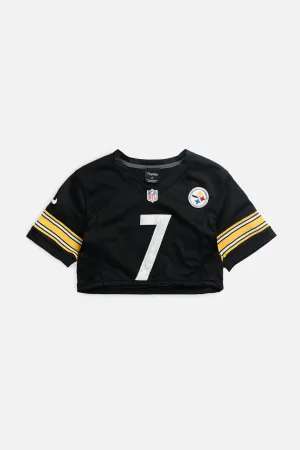 Rework Crop Pittsburgh Steelers NFL Jersey - XS