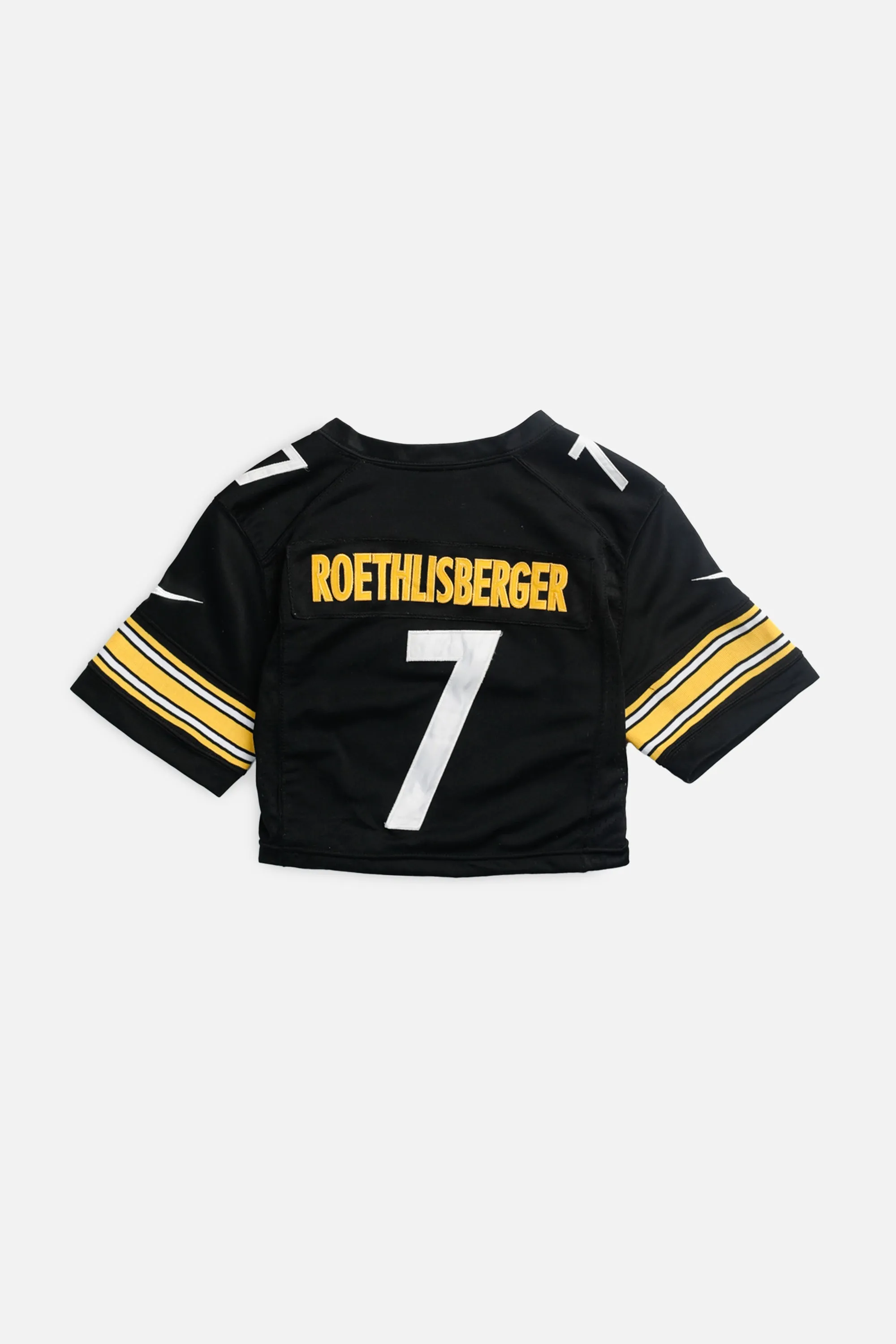 Rework Crop Pittsburgh Steelers NFL Jersey - XS