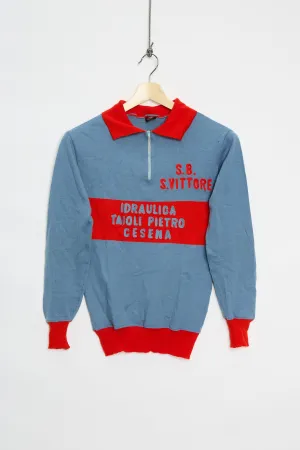 Vintage Italian wool cycling jersey (M)