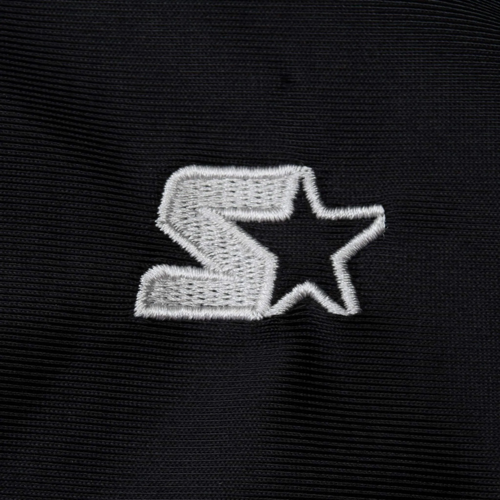 VINTAGE STARTER BLACK SATIN BUTTON DOWN JERSEY 1990S LARGE